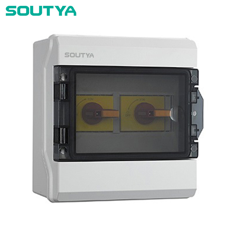 DC Isolator Box IP65 Clausura duae Stringae